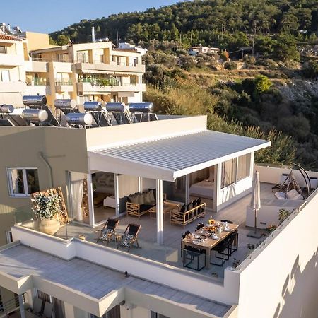 Helen Luxury Holiday House With Sea View Retimno Zewnętrze zdjęcie