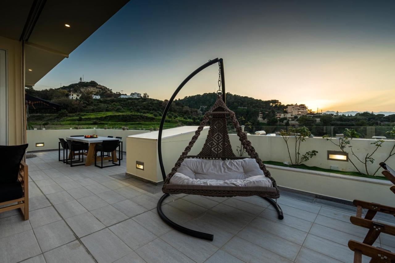 Helen Luxury Holiday House With Sea View Retimno Zewnętrze zdjęcie