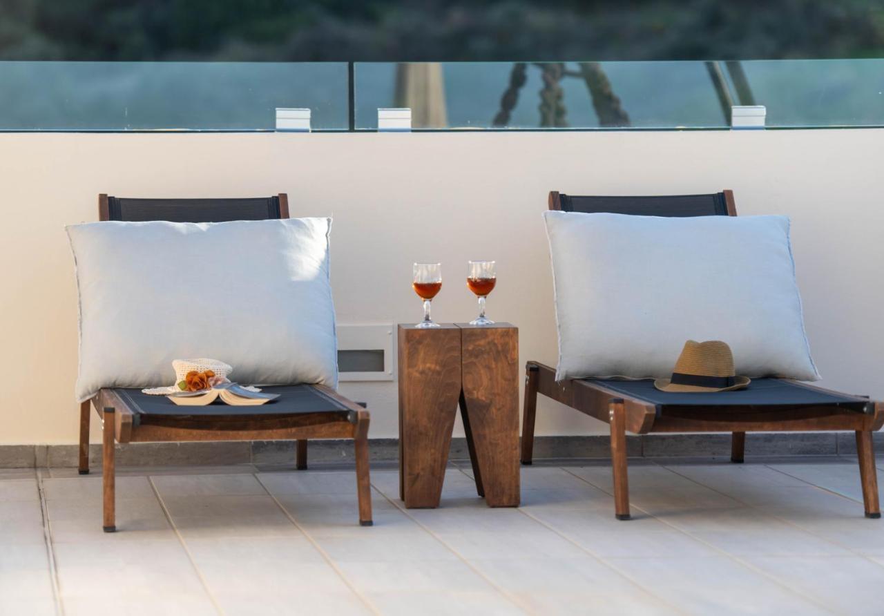 Helen Luxury Holiday House With Sea View Retimno Zewnętrze zdjęcie