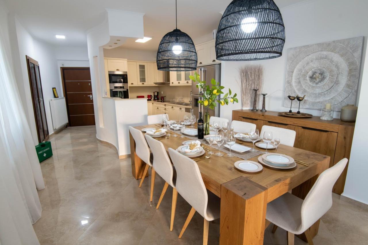 Helen Luxury Holiday House With Sea View Retimno Zewnętrze zdjęcie
