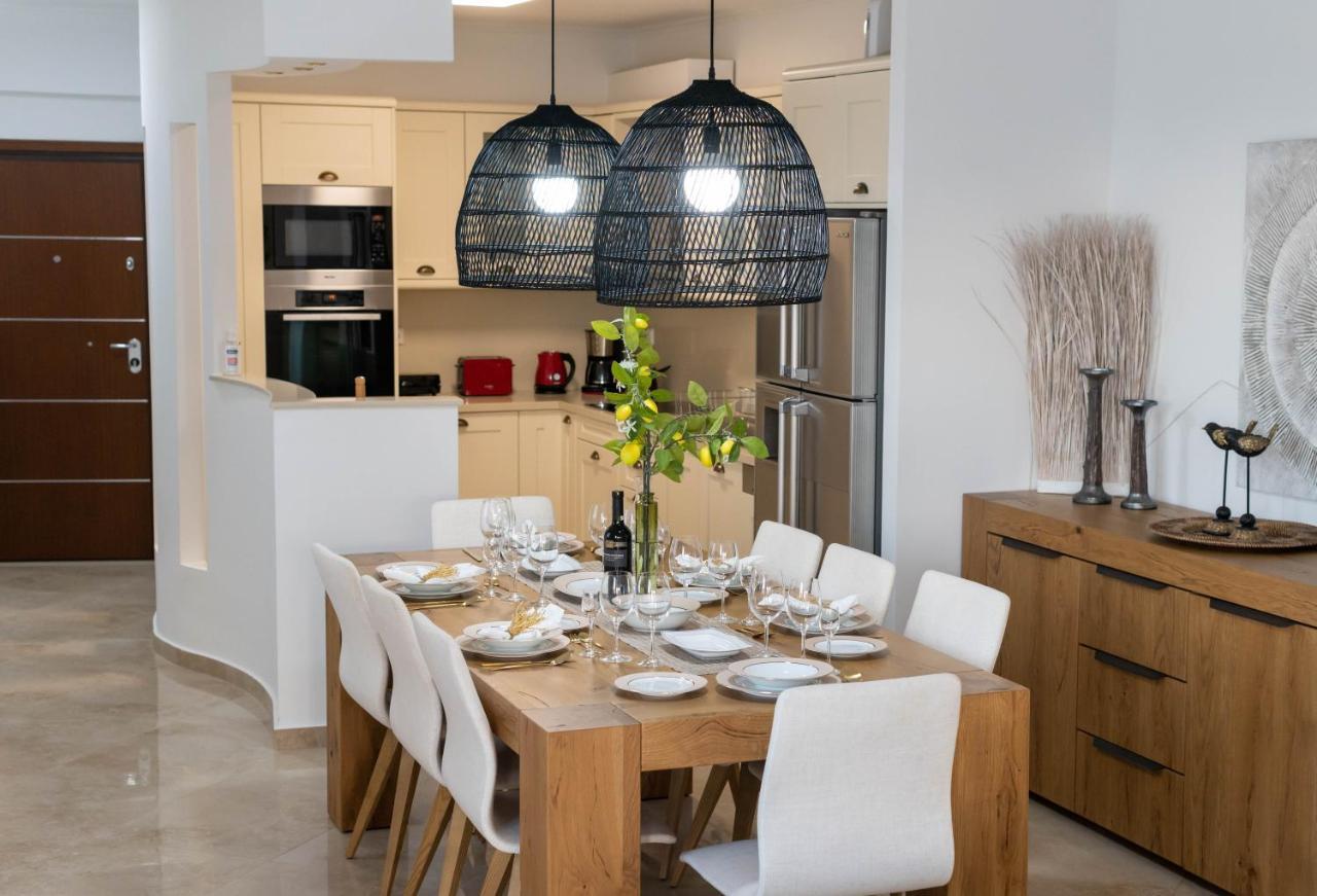Helen Luxury Holiday House With Sea View Retimno Zewnętrze zdjęcie